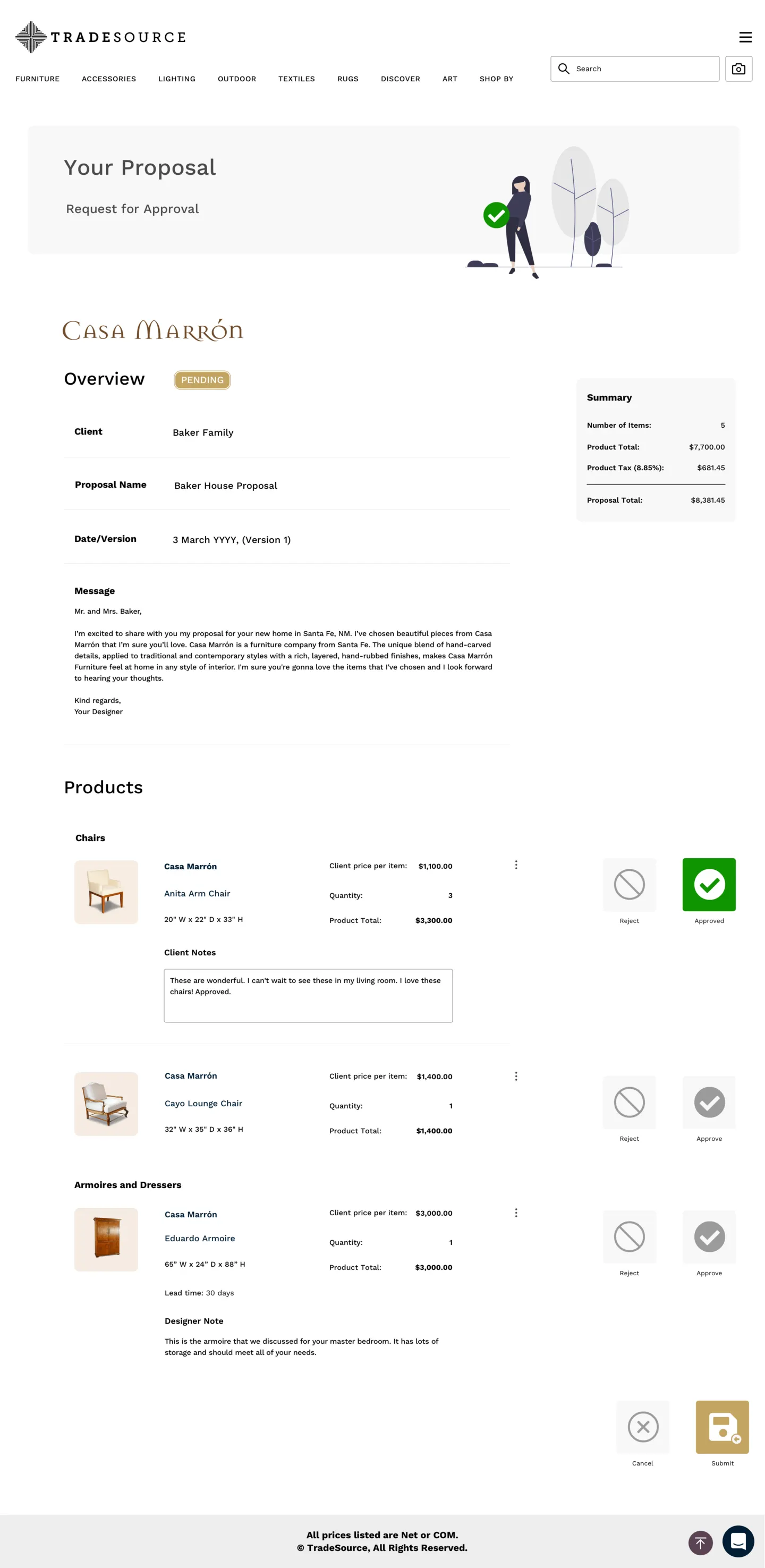 Proposal: client view