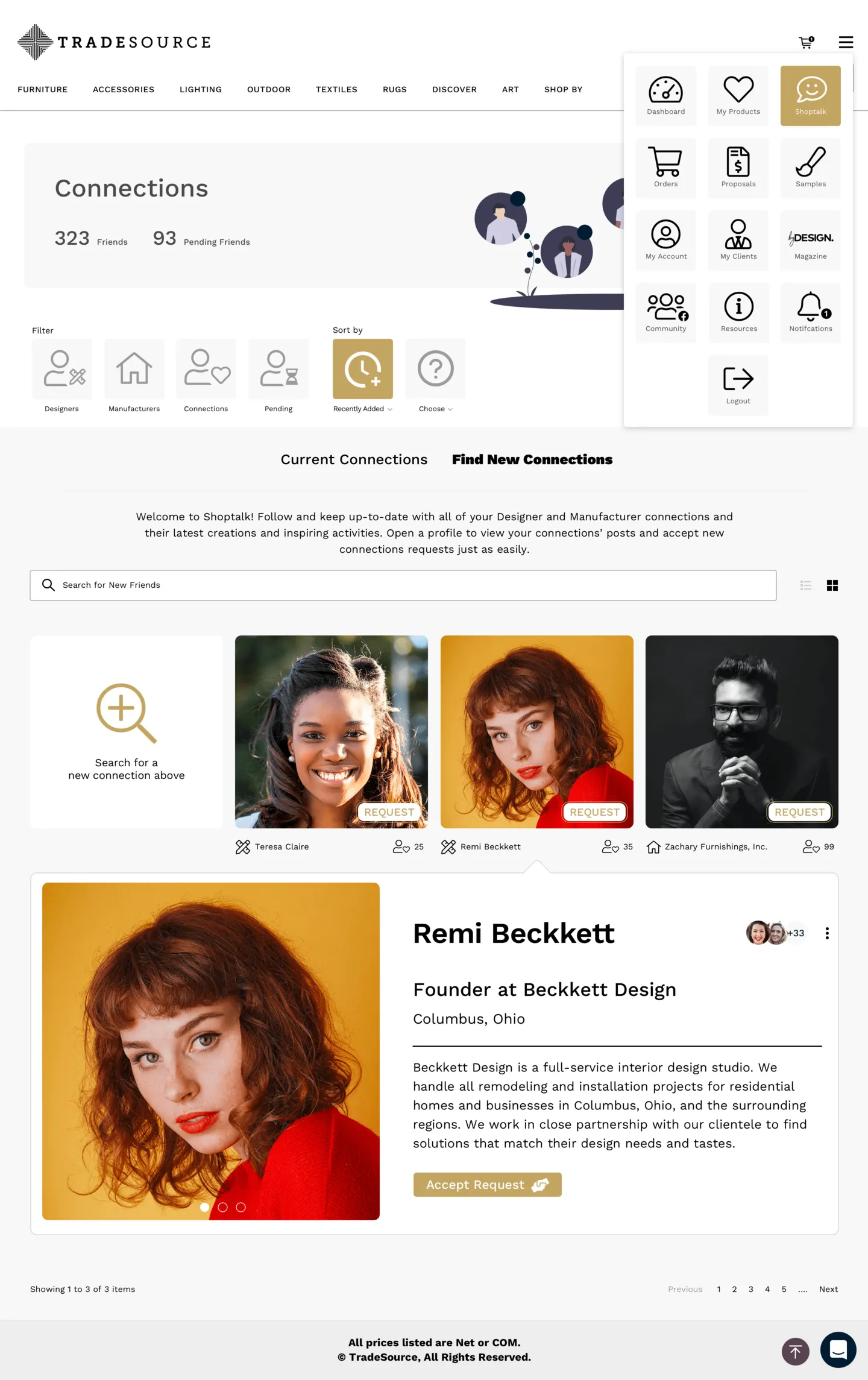 Find connections